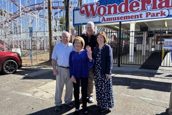 The Borchardt family was on hand Thursday, April 2, for the ribbon cutting ceremony at Wonderland Amusement Park ahead of its 75th anniversary opening happening Friday. The previous owners had run the park for decades before they passed the baton to a new owner in January this year.