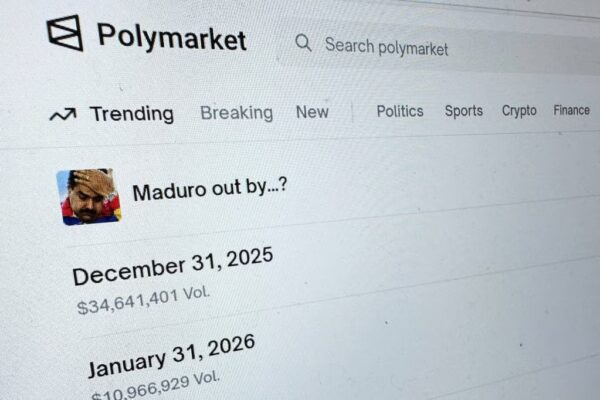 Prediction market platforms in the US, like Polymarket, allow customers to bet on binary outcomes of future events and overlap with sports betting. Photo: AP