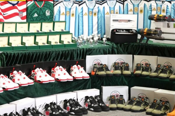 10,000 suspected fake football jerseys seized in HK$64 million customs crackdown