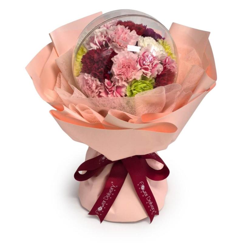 Image Description: The 2026 Mother's Day Flowers Collection by FLOWER DELIVERY HONG KONG(TM), featuring soft pink, pastel purple, cream and elegant seasonal blooms arranged for Mother's Day gifting in Hong Kong. Quote: "Mother's Day flowers should feel th