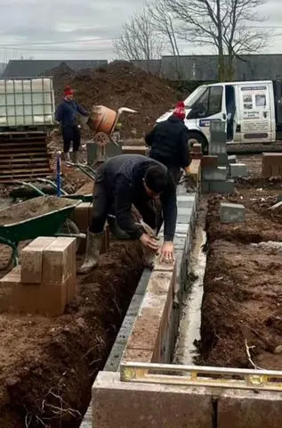 Grant Learmont working as a builderCredit: SWS