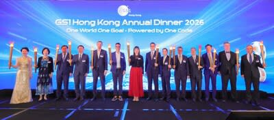 GS1 Hong Kong’s Annual Dinner 2026 concluded successfully, bringing together around 600 distinguished guests from government, industry, and business communities. Embracing the spirit of the 2026 World Cup, the dinner is themed “One World, One Goal – Powered by One Code” this year. Ms Lillian Cheong Man-lei, JP, Under Secretary for Innovation, Technology and Industry of the HKSAR Government, graced the occasion as the Guest of Honour.