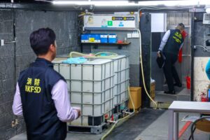 The proposal would give Fire Services Department officers powers to arrest suspects and seize vehicles or equipment at illegal refuelling stations. Photo: Dickson Lee