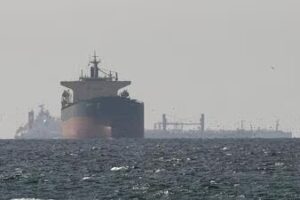 Cargo ships in the Gulf near the Strait of Hormuz. (Reuters File)