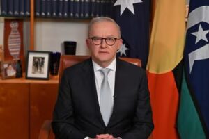 "The months ahead may not be easy. I want to be upfront about that," Albanese said. (via REUTERS)