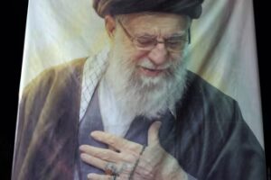 Earlier in March, IRGC-affiliated Fars News reported that Ali Khamenei's body would be buried in the northeastern Iranian city of Mashhad. (AP)