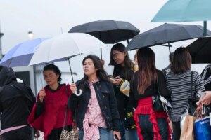 Unstable weather in week ahead, with heavy showers on Wednesday as temperatures drop