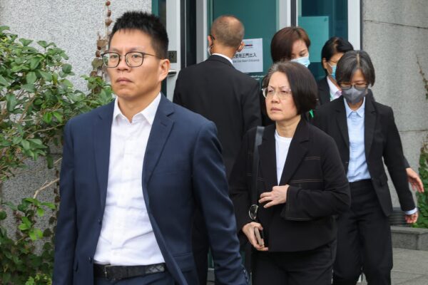 Li Man-pong (left) testified at the hearing on Tuesday. Photo: Edmond So