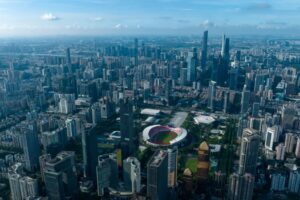 An aerial view of Guangzhou. Photo: Shutterstock
