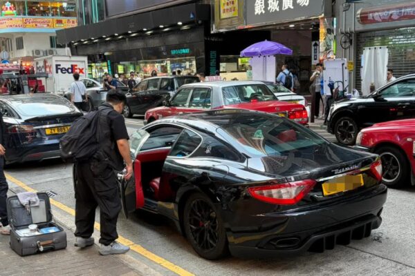 Hong Kong police intercept Maserati, arrest 2 over suspected money laundering