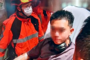 Hong Kong police arrest man after fire inside sports store injures staff member