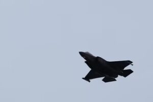 An F-35 fighter jet flies over Evenes air base. (Representational) (REUTERS)