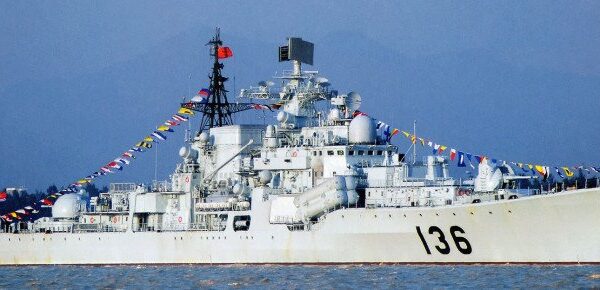 PLA Navy destroyer Hangzhou (DDG-136), a Soviet-designed Project 956E vessel operated by China, shown prior to its deep modernization. (Photo: Open source)