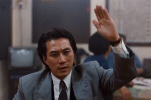 Hong Kong actor Lee Do-yu in the movie Young and Dangerous. Photo from Weibo