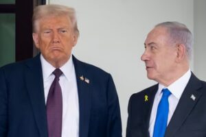 President Trump praised Israel as a vital ally, highlighting its military strength amidst rising tensions in the Middle East. (AFP)