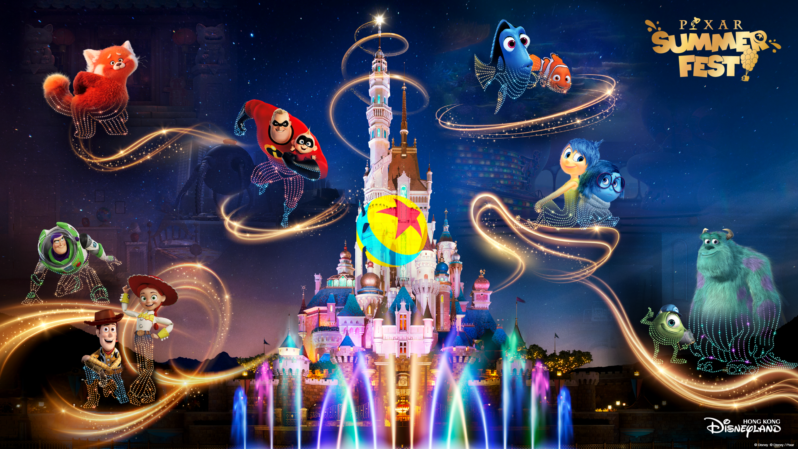 Pixar Takes Over Hong Kong Disneyland This Summer