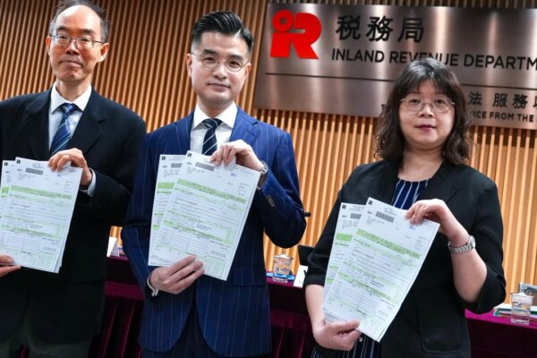 Hong Kong tax revenue jumps 22% to HK$458 billion