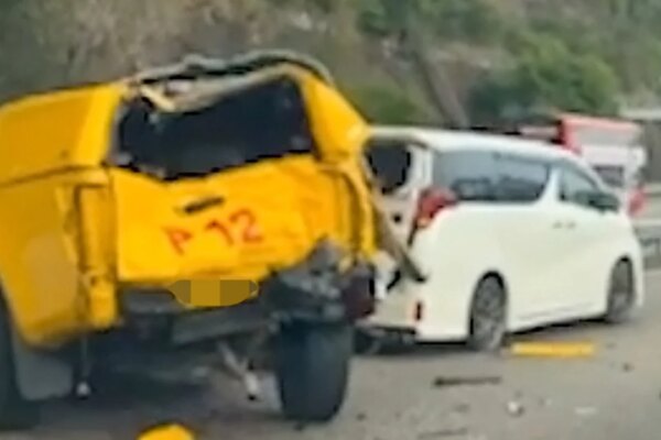Truck driver arrested after accident leaves 1 highway worker dead, 5 others hurt