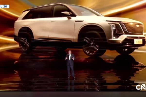 Cadillac seeking a 'comeback' in China's auto market with new NEV model