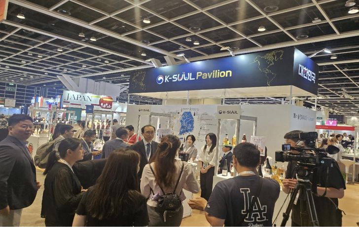 The K-SUUL Pavilion during the Vinexpo Asia 2026 / Courtesy of National Tax Service