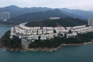 The former banker was acquitted of assaulting his wife at their home in Redhill Peninsula, a luxury seaside estate. Photo: May Tse