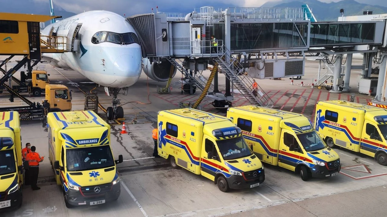 10 injured in severe turbulence on Cathay Pacific flight from Brisbane to Hong Kong