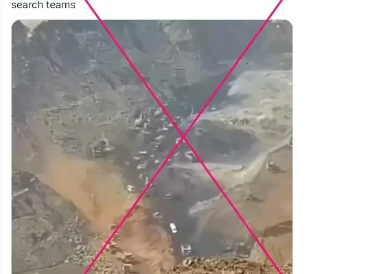 <span>Screenshot of the false X post taken on May 26, 2026, with a red X added by AFP</span>