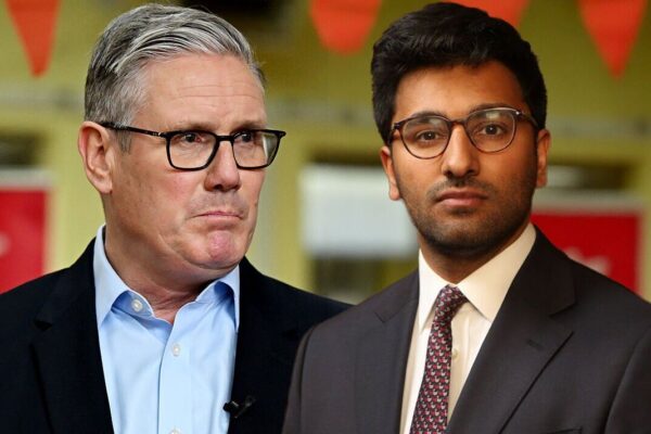 Keir Starmer and Ameer Kotecha