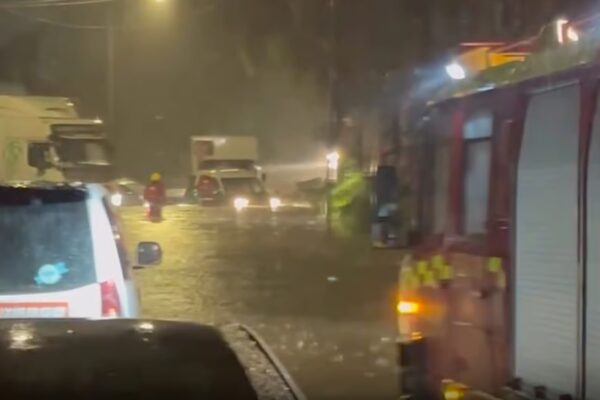 More than 50mm of rain fell across many areas in the morning. Photo: Handout