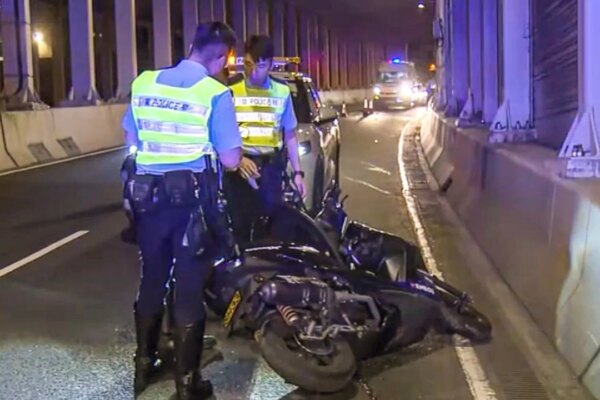 Motorcyclist, 58, killed in Eastern Harbour Crossing crash, police investigate