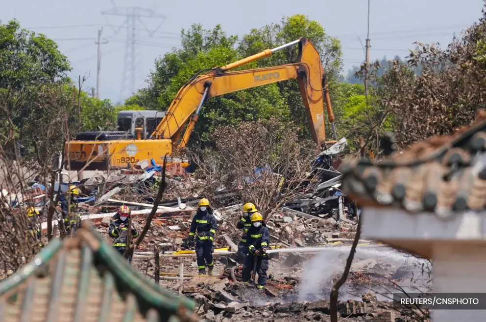 Blast at fireworks factory in China's Hunan kills 21, Xi calls for probe