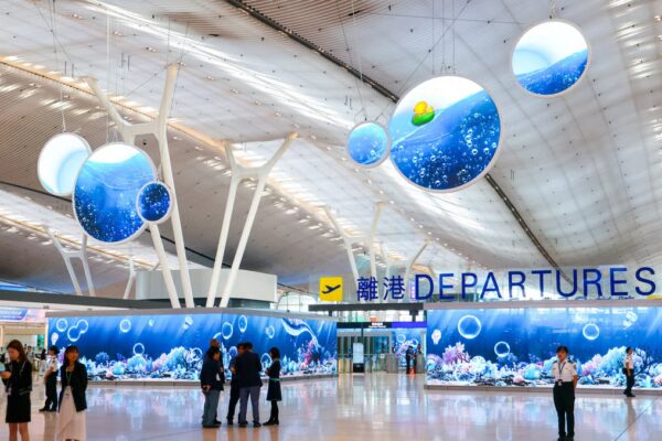 Terminal 2 was reconfigured as part of the airport’s HK$141.5 billion three-runway system upgrade. Photo: Dickson Lee