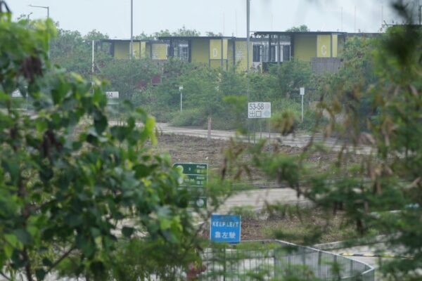Penny’s Bay community isolation facility on Lantau Island has been prepared for potential quarantine orders. Photo: Sam Tsang