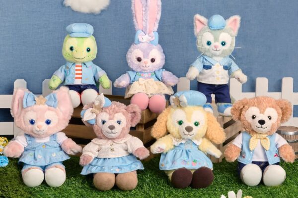 All seven of the beloved, cuddly characters are wearing the new denim looks. Duffy, for instance, is wearing a vest as well as a yellow plaid neck kerchief.