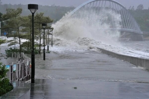 Hong Kong braces for typhoon season with 50,000 sandbags, flood barriers