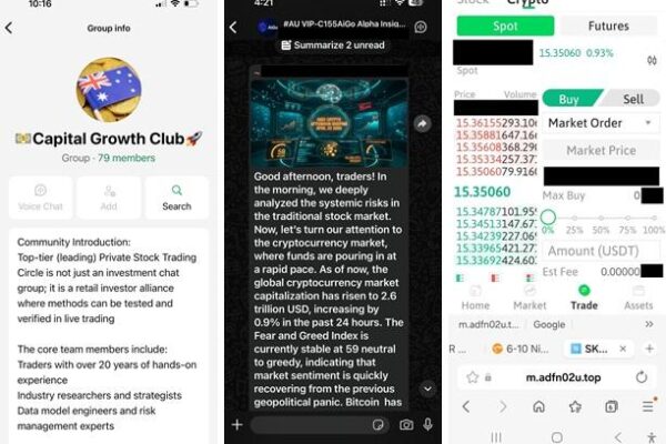 ACCC and ASIC: scammers luring investors onto fake crypto trading platforms
