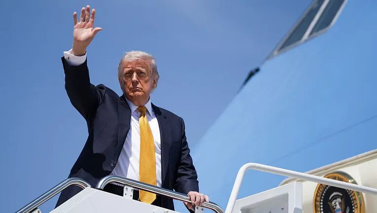 Trump departs for Beijing for summit with Chinese leader Xi Jinping