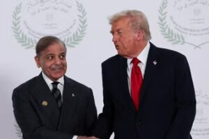 Pakistan Prime Minister Shehbaz Sharif praised US President Donald Trump for his diplomatic efforts to advance peace in West Asia. (REUTERS)