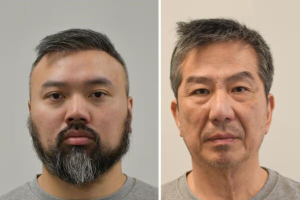 Chi Leung (Peter) Wai, 41, of Staines-upon-Thames (left) and Chung Biu Yuen, 66, of Hackney (right) have been jailed for spying on behalf of Hong Kong and China