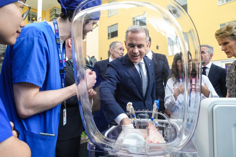 Canadian Prime Minister Mark Carney warns foreign AI platforms can be used against Canadians