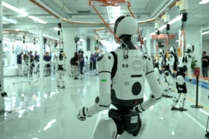 A robot factory in Beijing targets to ship 10,000 units by the end of 2026, and 500,000 by 2030, which aligns with the industry's goal to reach mass production stage of humanoid robot.