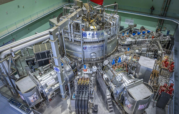 EAST fusion-research tokamak at the Chinese Academy of Science’s Institute of Plasma Physics (ASIPP) in Hefei, China. Photo courtesy of ASIPP