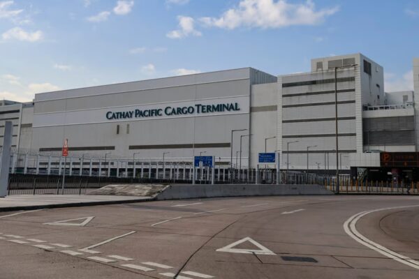 The aircraft was parked at the Cathay Pacific Cargo Terminal at Hong Kong International Airport. Photo: Dickson Lee