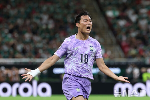 South Korea national team striker Oh Hyun-kyu. /Photo=NEWSIS
