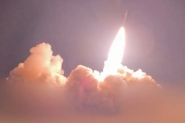 This screen grab taken from video footage released on July 16, 2026 by Iran's Revolutionary Guards (IRGC)'s Sepah News website shows a missile being launched from an undisclosed location towards US targets in Jordan, Kuwait and Bahrain. Kuwait's military said it was responding to renewed Iranian aerial attacks on July 16 as Iran and the United States exchanged strikes over control of the vital Strait of Hormuz.