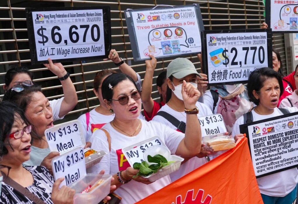 Helpers’ union calls for raising food allowance to HK$2,770, citing inflation