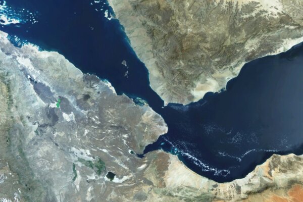 Satellite Imagery Of The Bab el-Mandeb Strait