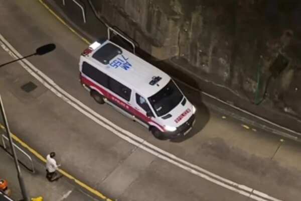 Hong Kong police officer removed from duties after swearing at passer-by