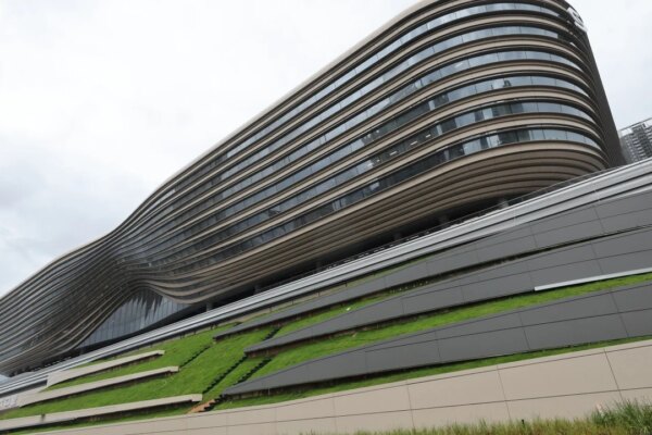 Huanggang’s stone-like facade inspired by rock-solid Shenzhen, Hong Kong ties