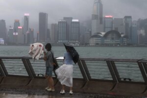 Amber rainstorm warning issued in Hong Kong on Tuesday morning